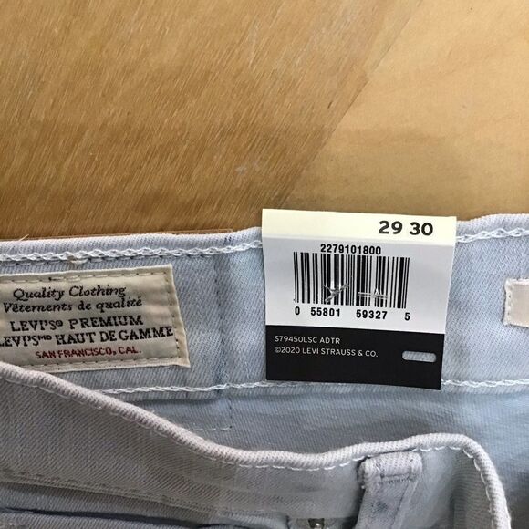 LEVI’S tie dye wash jeans mile high super skinny high rise waisted waist 29 - Picture 10 of 16